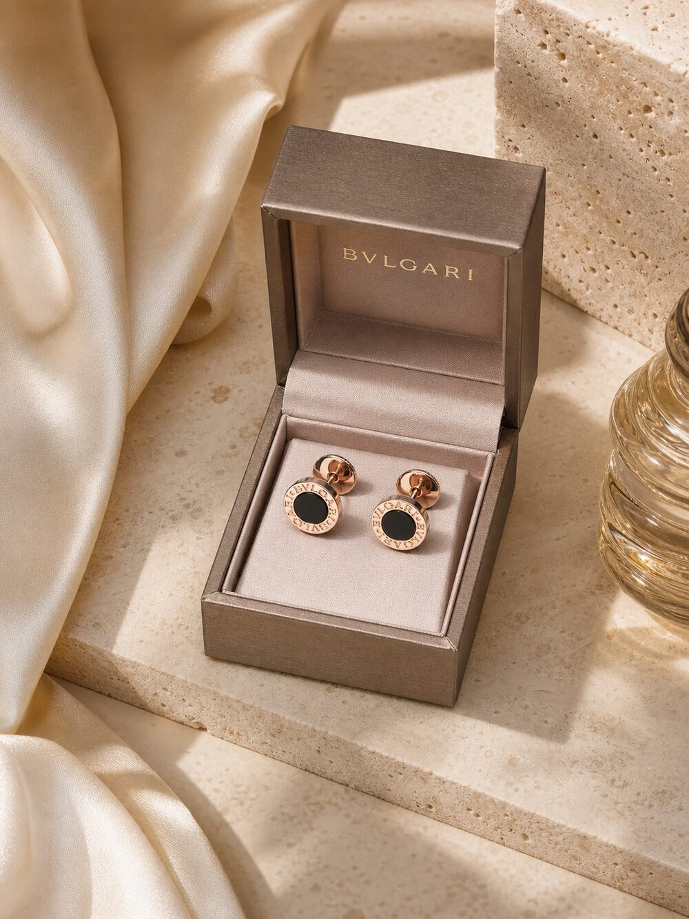Bulgari Refined Statement Earrings Style 5 | New with Box - Picture 7 of 9